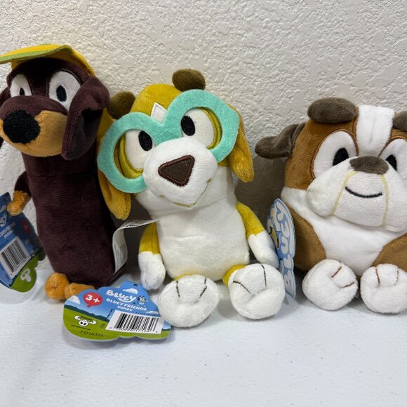 Bluey Friends- Snickers, Honey and Winton Bundle Stuffed Toys - Picture 1 of 1